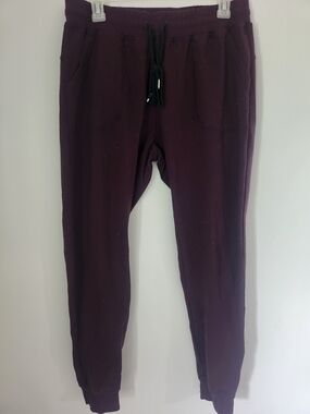 Zyia Jogger Pants in Dark Plum - Comfortable Everyday Wear